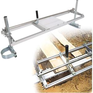 imageECOTRIC Portable Sawmill 48 Inch Chainsaw Mill Planking Milling 14quot48quot Guide Bar Lumber Sawmill Aluminum Steel14  48