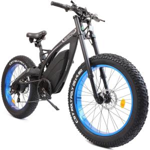 imageECOTRIC Powerful Electric Bike 1000W Motor 176AH48V Battery 26quot x 48quot Fat Tire Ebike with Suspension Fork Aluminum Frame Mountain Bike Beach EBike Snow Bicycle for AdultsPattern B