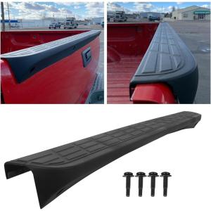 imageECOTRIC Tailgate Cap Top Protector Molding Spoiler Cover Compatible with 20072013 Chevy GMC Silverado Sierra 1500 20072014 2500 3500 Replacement for 25844299 GM1904104