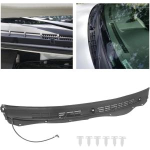 imageECOTRIC Windshield Wiper Cowl Grille Vent Panel Compatible with 20042012 Chevy Colorado GMC Canyon Replacement for 20820072