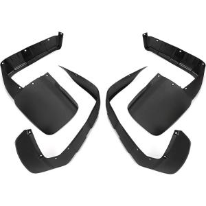 imageHECASA 4pcs Mud Guards Kit Compatible with 19962000 Honda Four Trax TRX300 TRX300FW Mud Flaps Protection FrontRearLeftRight Fender Flares Black4pcs front leftfront rightrear leftrear right