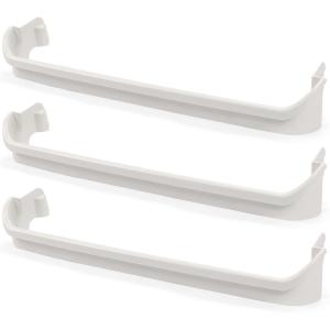 imageKojem 2 x 240534901 ampamp 1 x 240534701Middle Refrigerator Door Shelf Rack Bar Compatible with Frigidaire Kenmore Refrigerator Door Shelf Retainer Bar Replace for AP3214631 PS734936 948952 AP3214630