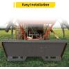 image12quot Skid Steer Mount Plate Quick Tach Attachment Loader Plate Compatible with Bobcat Kubota with One Year Warranty1 Piece