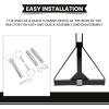 image3 Point 2 Receiver Trailer Hitch Category 1 Tractor Tow Hitch Drawbar Adapter with One Year Warranty