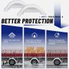 imageECOTRIC 2 Pcs Trailer Fenders WSteps Compatible with 13quot Diameter Wheels Tires SingleAxle Trailers Plastic Fenders Black13 29 long x 9 wide x 12 tall