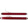 imageECOTRIC 2PCS 15quot 11 LED Trailer Light Waterproof Bar Sealed Stop Turn Rear Tail Park Third 3rd Brake Light Trailer Truck ampamp RV Marker Signal Red