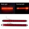 imageECOTRIC 2PCS 15quot 11 LED Trailer Light Waterproof Bar Sealed Stop Turn Rear Tail Park Third 3rd Brake Light Trailer Truck ampamp RV Marker Signal Red
