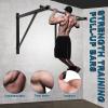 imageECOTRIC 46quot Wall Mounted Pull Up Chin Up Bar Heavy Duty Gym Workout Fitness Home Mount Fitness 500lbs