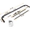 imageECOTRIC 49quot Universal Iron Racing Safety Seat Belt Chassis Roll Harness Bar Rod Black Compatible with Ford Honda Mitsubishi and more Works with All 4Point 5Point and 6Point Seat BeltsBlack