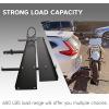 imageECOTRIC 600LBS Black Motorcycle Carrier Mount Dirt Bike Rack Hitch Hauler with Loading Ramp Superior Heavy Duty You Will Receive Two Packages for This Item