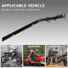 imageECOTRIC 600LBS Black Motorcycle Carrier Mount Dirt Bike Rack Hitch Hauler with Loading Ramp Superior Heavy Duty You Will Receive Two Packages for This Item