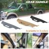 imageECOTRIC A Pillar Grab Handle Interior Trim Passenger Side Compatible with 20112015 Ford F250 F350 F450 F550 Super Duty Replacement for BC3Z2503598AB BlackTan