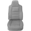 imageECOTRIC Bottom ampamp Top Lean Back Seat Covers Sets Compatible with 20032007 Ford F250 F350 Lariat XL FX4 ampamp XLT Regular Super ampamp Crew Cab Front Driver ampamp Passenger Side Gray