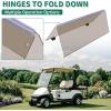 imageECOTRIC Clear Windshield Compatible with 2004UP Club Car Precedent Models Gas or Electric Golf Cart Folding Down Clear WindshieldTinted X1