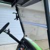 imageECOTRIC Clear Windshield Compatible with 2004UP Club Car Precedent Models Gas or Electric Golf Cart Folding Down Clear WindshieldTinted X1