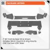 imageECOTRIC DIY Rear Bumper Kit Bare Metal Compatible with 19842001 Jeep Cherokee XJ Rear Winch Bumper KitFront