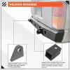 imageECOTRIC DIY Rear Bumper Kit Bare Metal Compatible with 19842001 Jeep Cherokee XJ Rear Winch Bumper KitRear