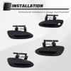 imageECOTRIC Door Handle Smooth Black Exterior Outside Compatible with 20022006 Nissan Altima Front Left ampamp Right  Rear Left ampamp RightFront Left  Right  Rear Left  Right  4 Pcs