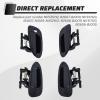 imageECOTRIC Door Handle Smooth Black Exterior Outside Compatible with 20022006 Nissan Altima Front Left ampamp Right  Rear Left ampamp RightFront Left  Right  Rear Left  Right  4 Pcs