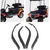 imageECOTRIC Fender Flare Compatible with Yamaha G14 G16 G19 G20 G22 Golf Cart Standard Front and Rear Fender Flares WHardware Approximately 41quot Wide 4PCS