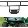 imageECOTRIC Front Brush Guard Tubular Bumper Compatible with 1981Up Club Car DS Models Gas ampamp Electric Club Car Precedent Front Brush