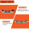 imageECOTRIC Front Bumper Grille Compatible With 2013 2014 2015 Honda Accord 4DRSedan  Chrome Hood Mesh Grille Grill JDM Mod StyleChrome