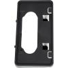 imageECOTRIC Front Bumper License Plate Mounting Bracket Frame Holder Compatible with 20092014 Ford F150 Replacement for 9L3Z17A385A 9L3Z17A385A FO1068134 BlackLicense Plate Frame