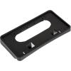 imageECOTRIC Front Bumper License Plate Mounting Bracket Frame Holder Compatible with 20092014 Ford F150 Replacement for 9L3Z17A385A 9L3Z17A385A FO1068134 BlackLicense Plate Frame