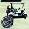 imageECOTRIC Golf Cart Battery Tray Compatible with 19942013 EZGO TXTMedalist 36V Electric Golf Cart Aluminum