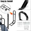 imageECOTRIC Golf Cart Rear Grab Bar Universal and Trailer Hitch with Receiver for Step on Back EZGO Club Car Yamaha with One Year Warranty