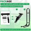 imageECOTRIC Golf Cart Rear Grab Bar Universal and Trailer Hitch with Receiver for Step on Back EZGO Club Car Yamaha with One Year Warranty