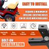 imageECOTRIC Heavy Duty Adjustable Lawn Mower Trailer Towing Hitch Garden Tractor Hitch Steel Compatible with John Deere Cub Cadet Craftsman