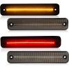 imageECOTRIC LED Side Marker Light Compatible with 20032009 Hummer H2 Front Rear Fender Lamp Turn Signal Lights Lamps Left Right 4Pcs Replacement for 25952319