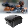 imageECOTRIC Motorcycle Trunk Luggage Rack Trunk Top Rack Rail Compatible with Harley Davidson Touring 19842024 Road Glide Road King Street Glide CVO Replacement for 5366587 Fit for King Chopped RazorBlack