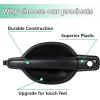 imageECOTRIC Outside Door Handle Black Textured Compatible with Mitsubishi Endeavor 20042011Rear RightFront Left  Right  Rear Left  Right4 Pcs