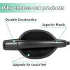 imageECOTRIC Outside Door Handle Black Textured Compatible with Mitsubishi Endeavor 20042011Rear RightRear Left