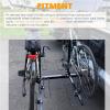 imageECOTRIC Rack Hitch Mounted 4 Bikes Platform Style Foldable Bicycles Carrier for Cars Trucks SUV with 2quot Hitch Receiver 4 Bikes X 50 lbs 200 lbs Total Load Capacity Alloy Steel Black