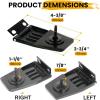 imageECOTRIC Rear Window Hinge Set Compatible with 19871995 19972006 Jeep Wrangler YJ TJ LJ Replacement for 926119 5013722AA 5013722AB 5013723AA Hardtop Liftgate Glass Hinges Left ampamp Right