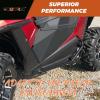 imageECOTRIC Red Nerf Bars Rock Sliders Compatible with 20142023 Polaris RZR XP 1000 TurboTurbo S RZR 900900 XCS 900 S 1000 2 Doors Left ampamp Right Side Steps  2 SeaterBlack
