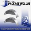 imageECOTRIC Round Trailer Fenders WFender Backs 3218quotx 918quot x 1438quotFit 14quot16quot Wheels Compatible with Car Hauler Cargo Utility Trailer Landscape Trailer 2 Pack14 16Tires Round