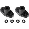 imageECOTRIC Sun Visor Repair Bracket Kit Compatible with 19972002 Jeep TJ Wrangler Sun Visor Mount Clip2 Pcs