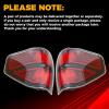 imageECOTRIC Tail Light Compatible with 20092014 Ford F150 F150 Pickup Styleside Rear Brake Lamp Left ampamp Right Side wBlack Trim Red Lens Housing Replacement for FO2818143 FO2819143 Without Bulbs