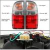 imageECOTRIC Tail Light Lamp wBulbs Compatible with 19952000 Toyota Tacoma Truck Replace for TO2801116 8155004030 Rear Taillight Signal Brake Light Passenger Side Right RHStyle ADriver Left  Passenger Right