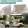 imageECOTRIC Tinted Windshield Compatible with 198220005 Club Car DS Golf Cart Smoke Style Fold Down Windscreen1 Pc