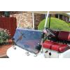 imageECOTRIC Tinted Windshield Compatible with 198220005 Club Car DS Golf Cart Smoke Style Fold Down Windscreen1 Pc