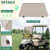 imageECOTRIC Tinted Windshield Compatible with 198220005 Club Car DS Golf Cart Smoke Style Fold Down Windscreen1 Pc