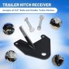 imageECOTRIC Trailer Hitch Receiver Ball Mount 34quot Compatible with 19972023 Honda Recon 250 TRX250 ATV Trailer Hitch Heavy Duty