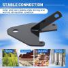 imageECOTRIC Trailer Hitch Receiver Ball Mount 34quot Compatible with 19972023 Honda Recon 250 TRX250 ATV Trailer Hitch Heavy Duty
