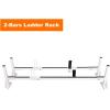 imageECOTRIC Universal 750LBS Capacity 3 Bars Ladder Roof Racks 68quot75quot Compatible with Ford E150 250 350 Chevy Chevrolet Express 1500 2500 3500 GMC Savana with Rain Gutters Kayak Canoe Lumber Pipe Cargo2 Bars