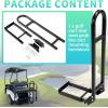 imageECOTRIC Universal Golf Cart Rear Seat Safety Grab Bar Safety Seat Handle Rail Handles for Yamaha Club Car EZGO TXT DS Golf Cart Accessories